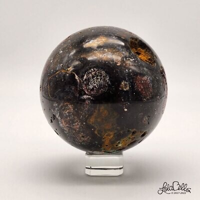 Madagascar Black Ocean Opal Sphere