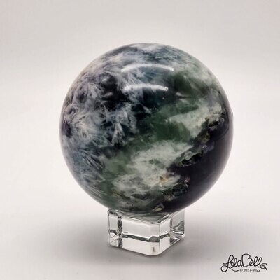 Snowflake Fluorite Sphere