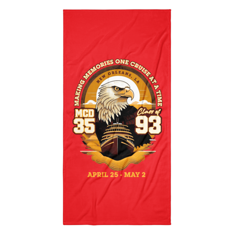 McD35 C/O 93 Cruise 2026 Towel