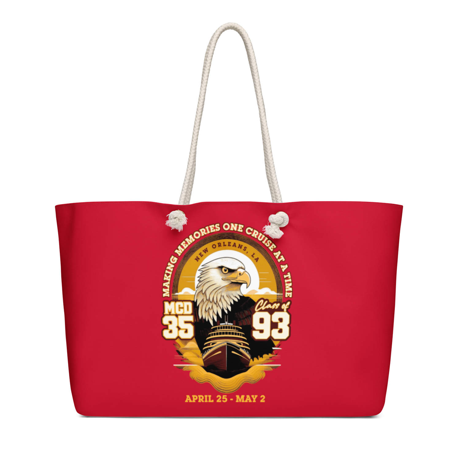McD35 C/O 93 Cruise 2026 Oversized weekender bag