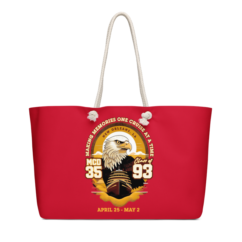 McD35 C/O 93 Cruise 2026 Oversized weekender bag