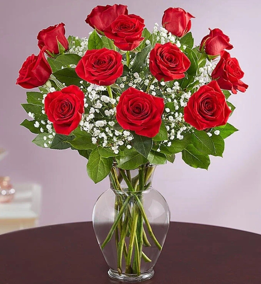 1 Dozen Roses (12) - ALL COLORS