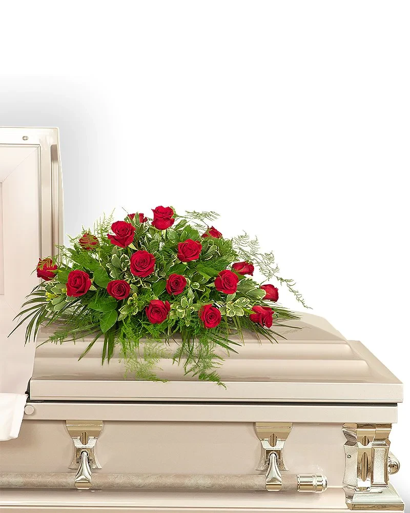 Eternal Love Casket Spray (18 rose)