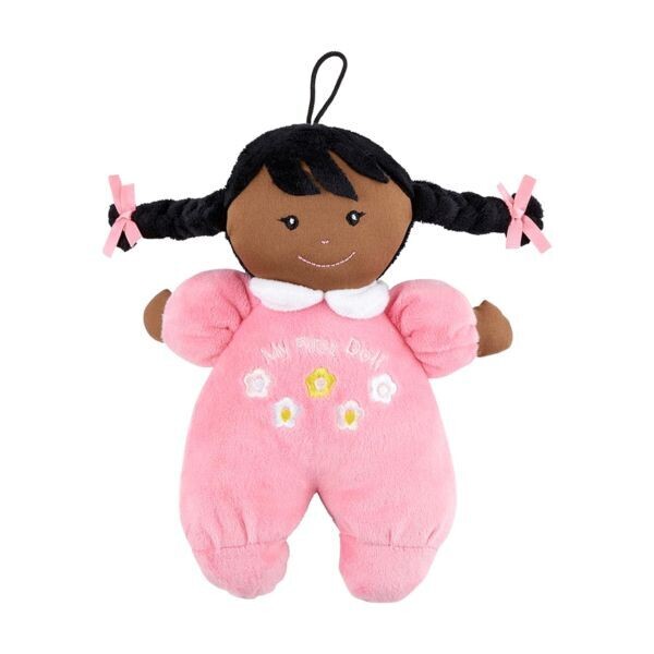 My First Doll with Rattle Tummy - Brown Girl Magic