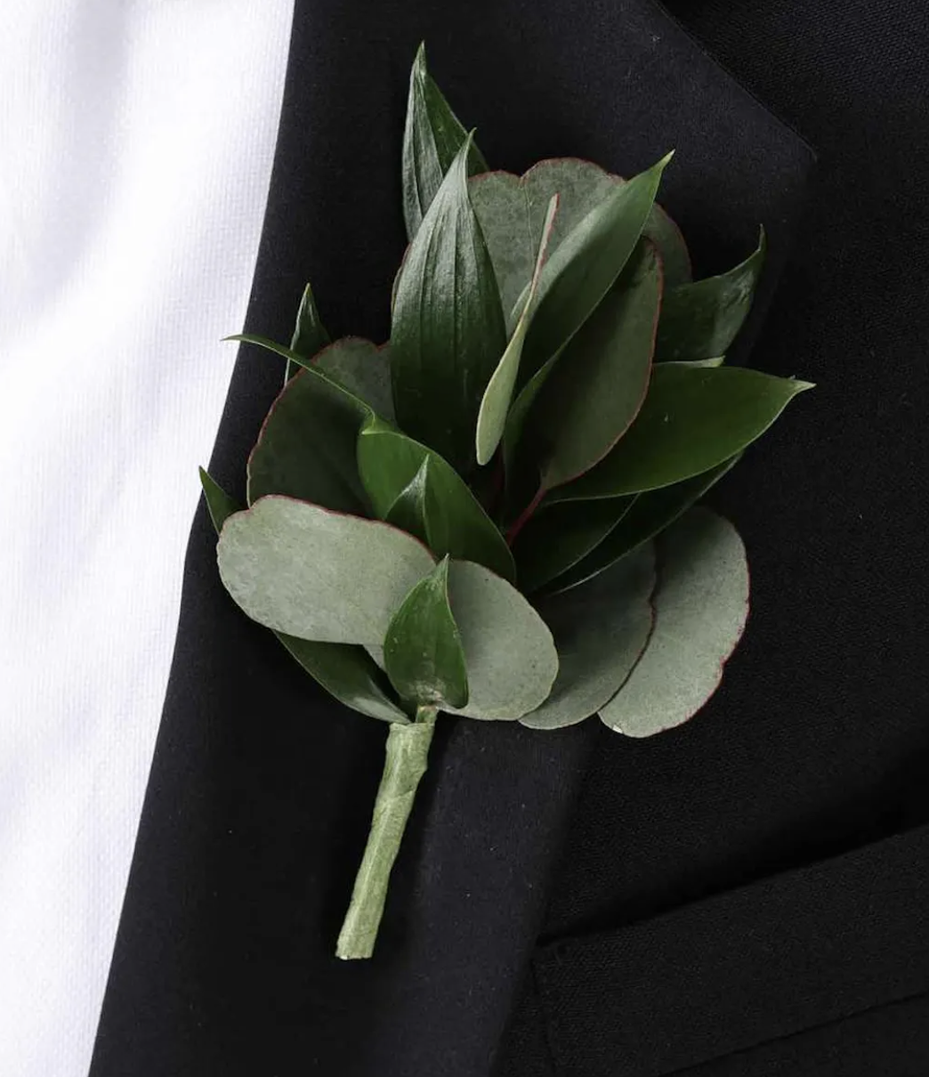 Greenery Boutonnière