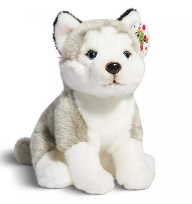 10&quot; Plush Puppy Floppy Husky Dog Toy