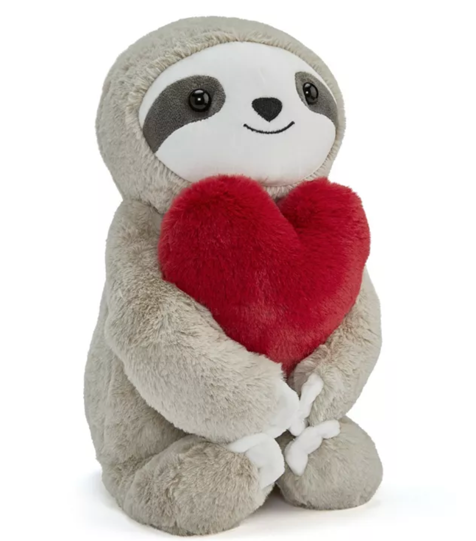 12&quot; Plush Heart Sloth