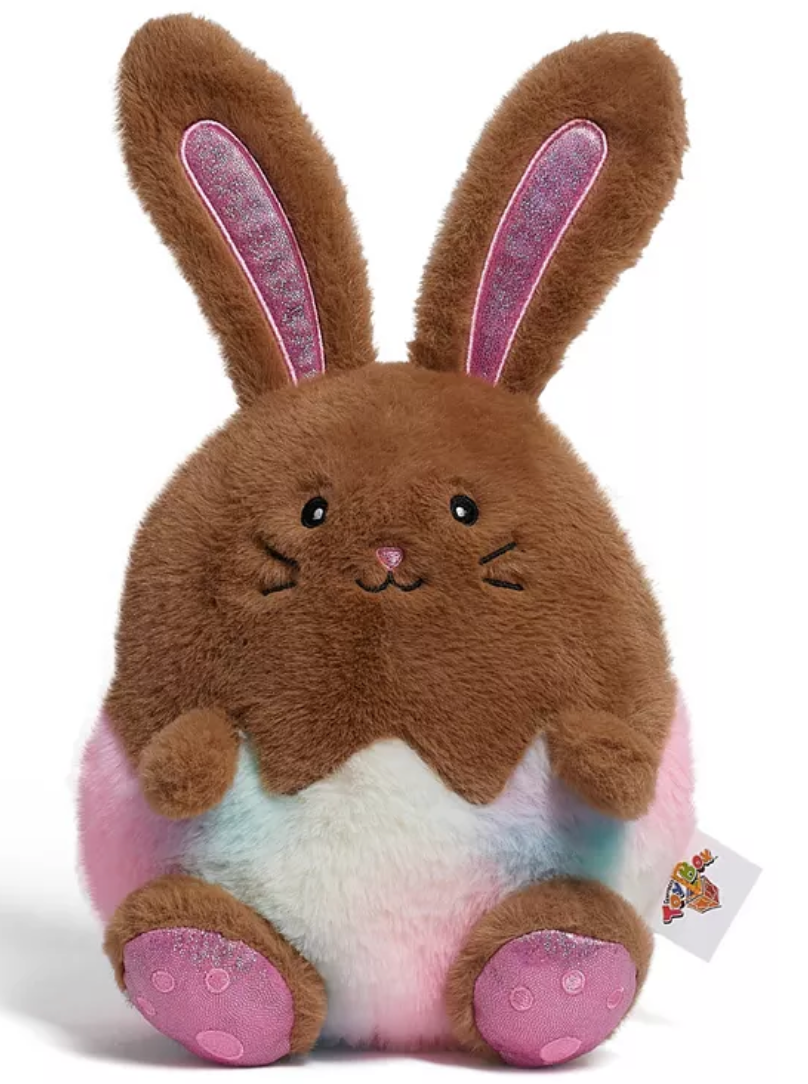 Geoffreys Toy Box Tasties 10&quot; Chocolate Egg Bunny Plush