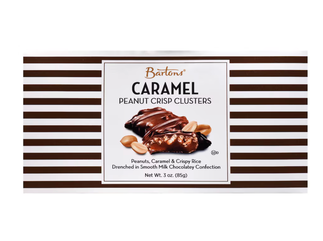 Barton&#39;s Chocolate Covered Caramel Peanut Clusters, 3-oz.