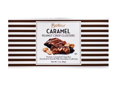 Barton&#39;s Chocolate Covered Caramel Peanut Clusters, 3-oz.