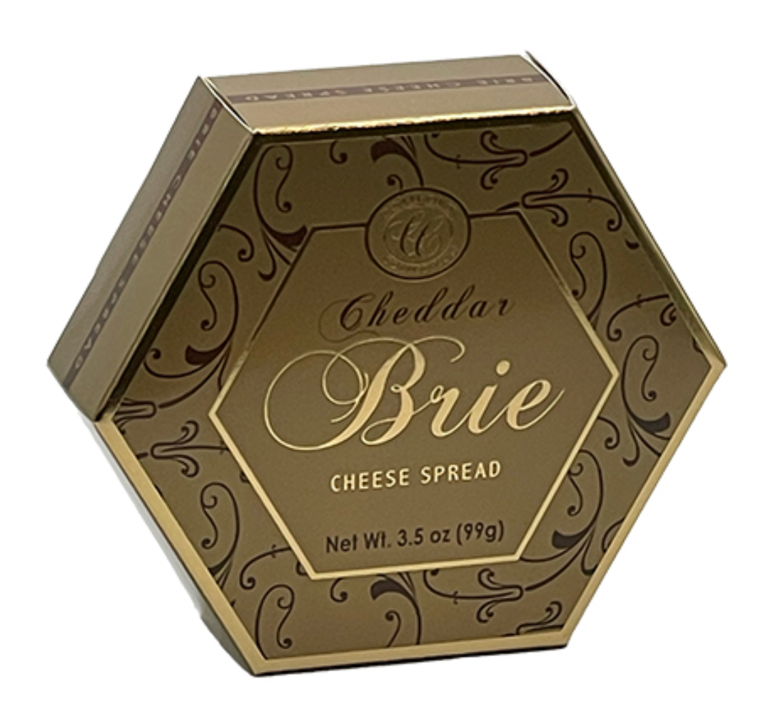 Comfort Collection Cheddar Brie Flavored Cheese Spread Gold 3.5 oz / 99g