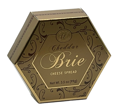 Comfort Collection Cheddar Brie Flavored Cheese Spread Gold 3.5 oz / 99g