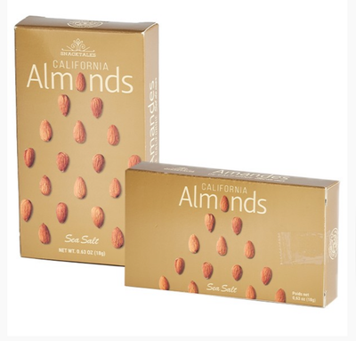 Snacktales Sea Salted California Almonds Gold 18g/0.63 oz