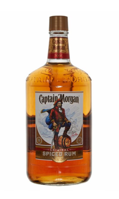 Captain Morgan Spiced Rum, Original, 1.75 L