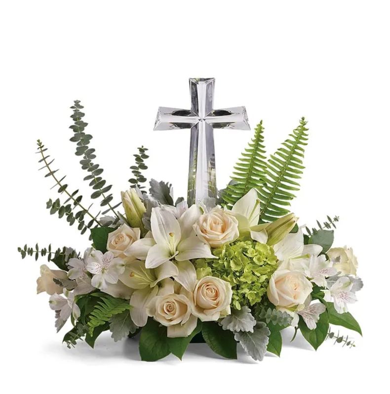 Crystal Cross Bouquet