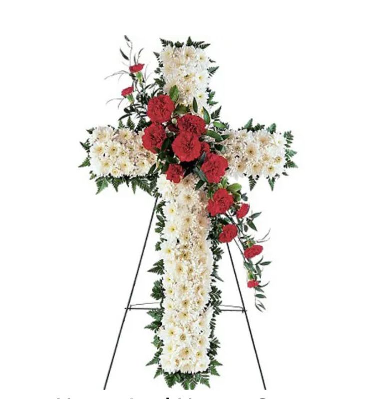 Hope &amp; Honor Cross (Carnation color choices )