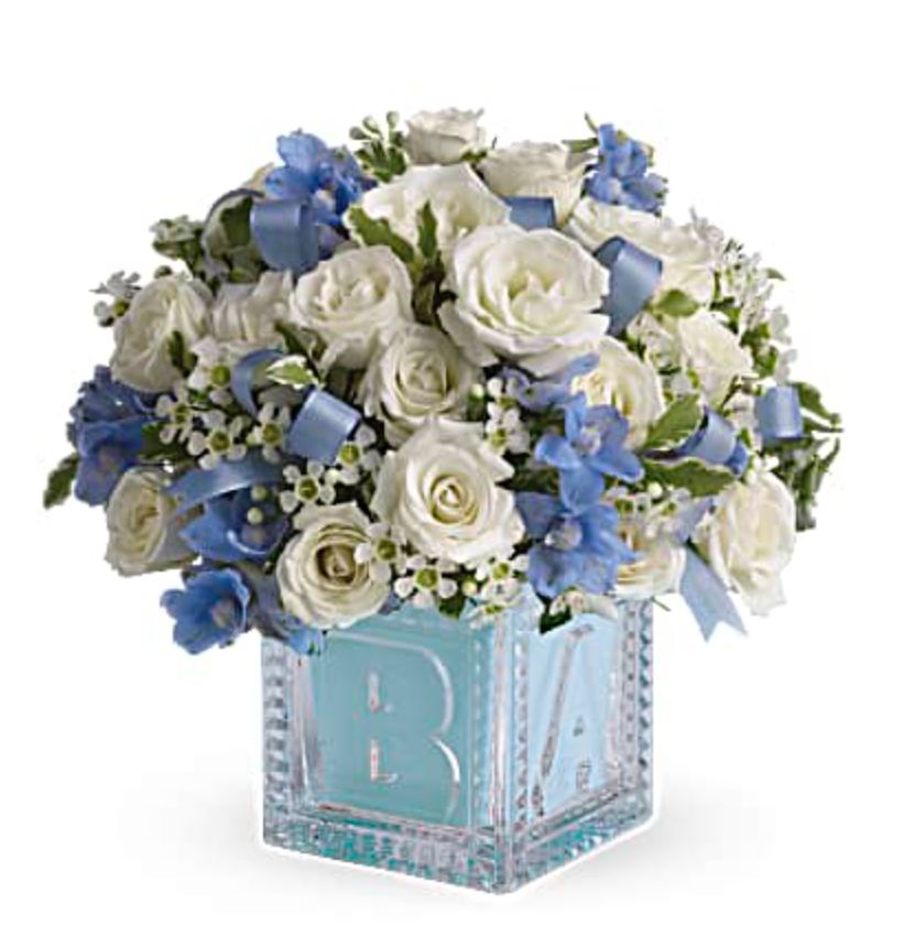 Baby's First Block (Blue Or Pink)