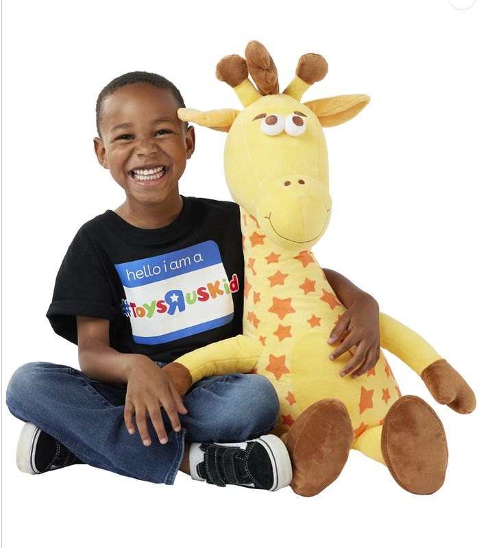 Toys R Us 24 Inch Geoffrey Plush - Star Patterned Jumbo Stuffed Animal