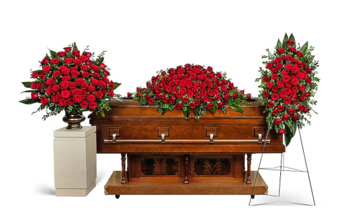 Forever In Our Hearts Casket Trio