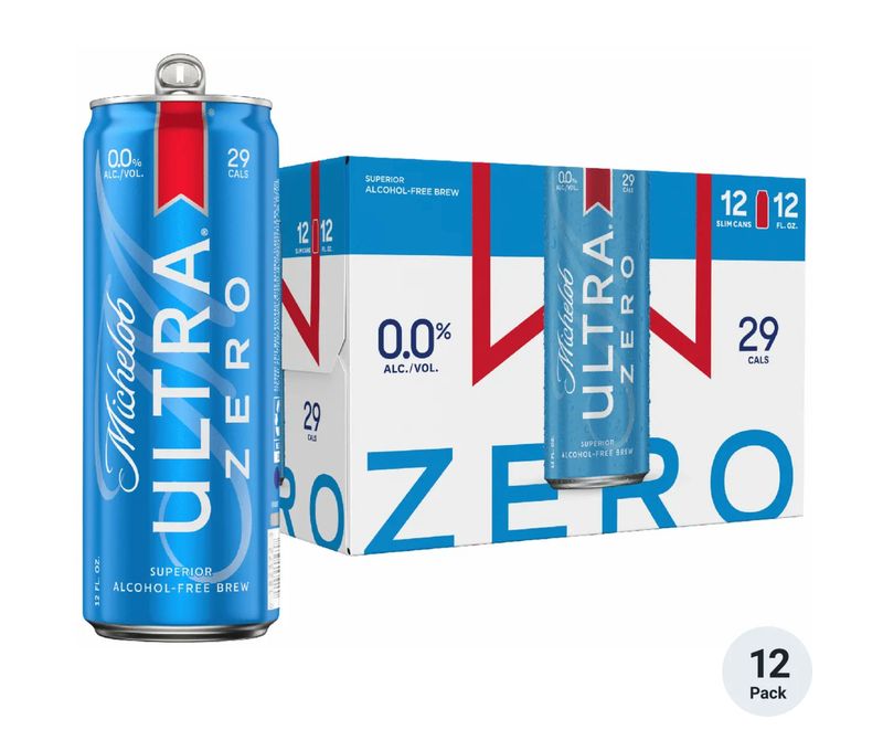 Michelob ULTRA Zero Non-Alcoholic American Lager Beer