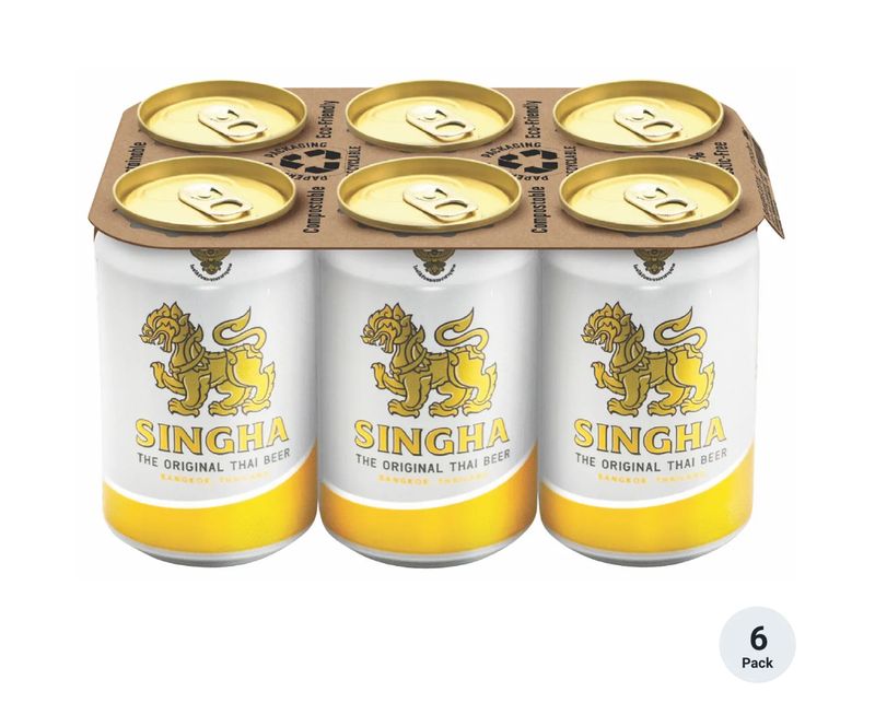 Singha (Thailand) 6-Pack Canned