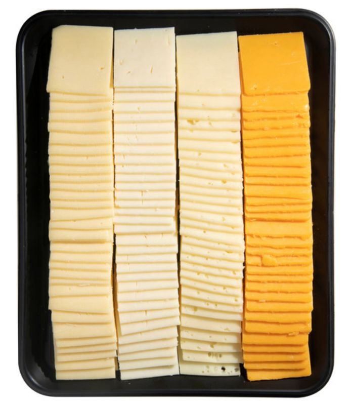 Cello Variety Pack, Cracker Cut, Premium Sliced Cheeses, 2 lbs