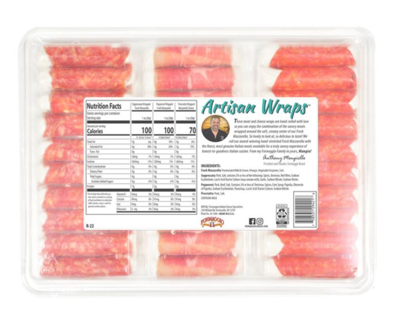 Formaggio Artisan Wraps, 22 oz