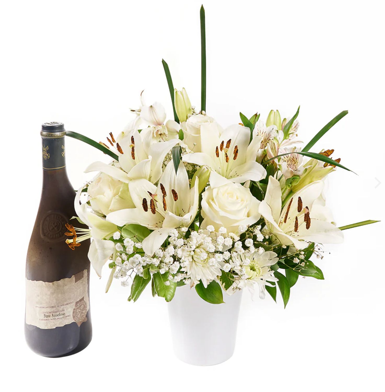 EVERYDAY LUXURY FLOWERS & WINE GIFT EVERYDAY LUXURY FLOWERS & WINE GIFT