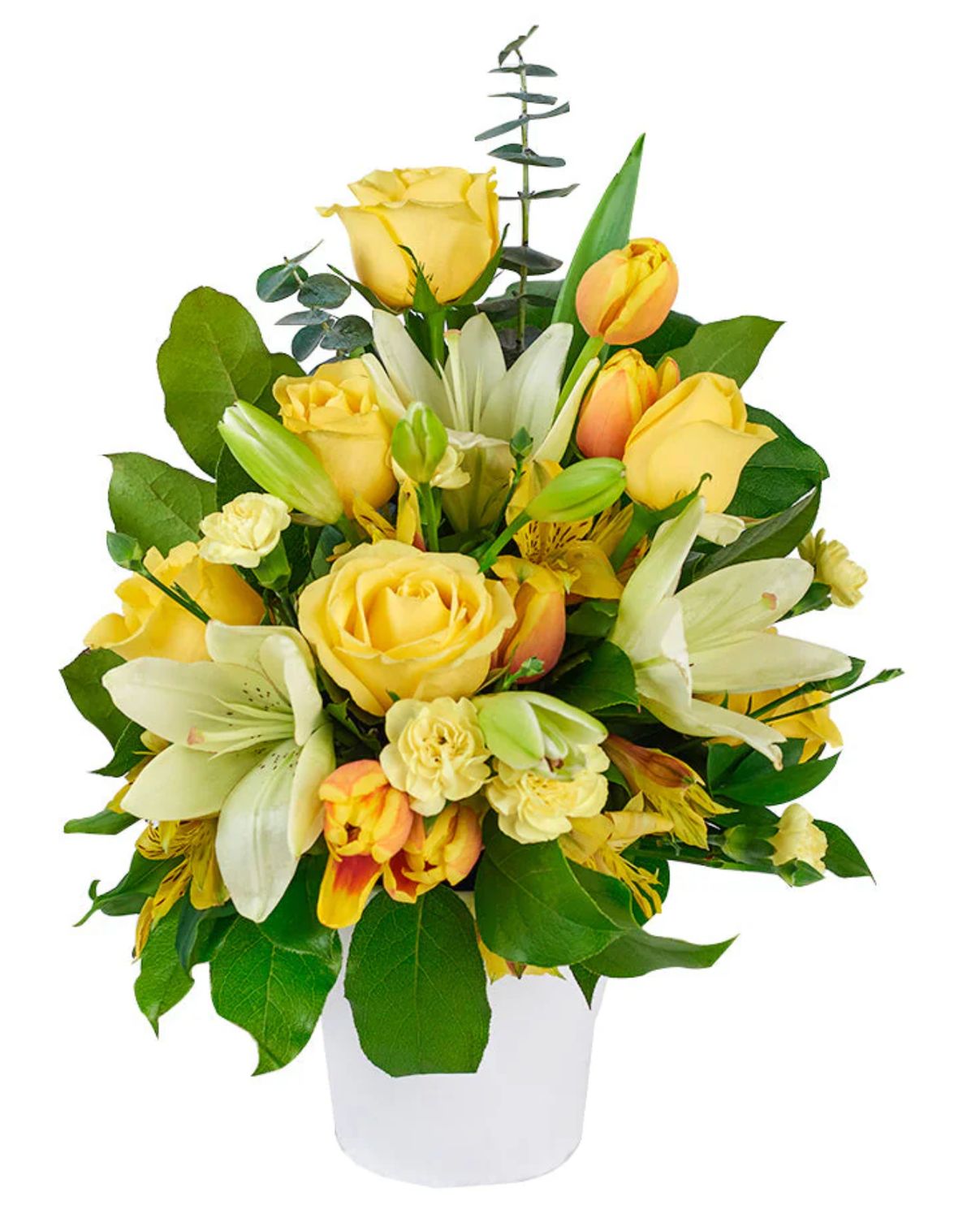 GOLD &amp; CREAM MIXED ARRANGEMENT
