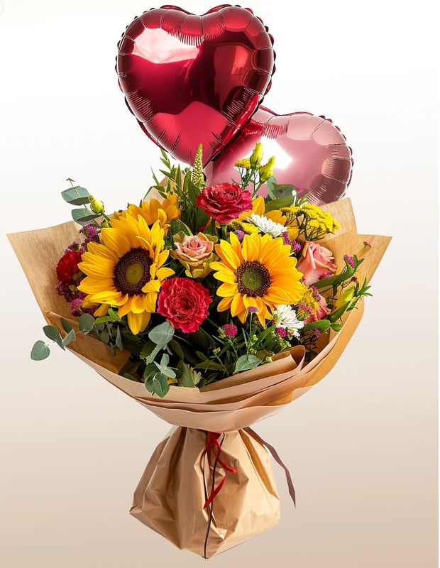Hug Combo for Her/Him/Them + Mini Balloons
