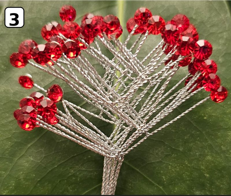 Colored Rhinestones/Leaves