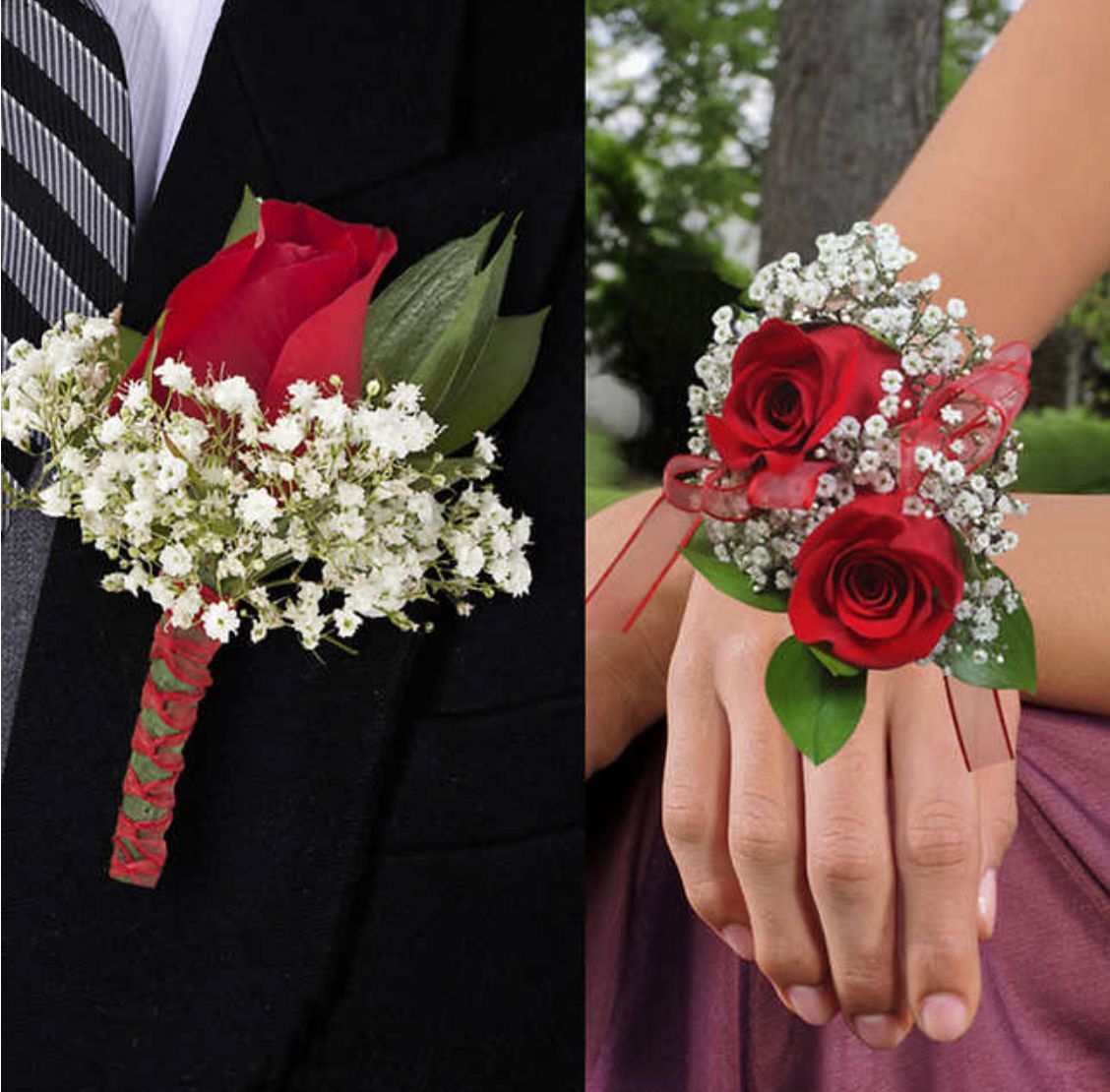 Standard Double Rose Prom Set