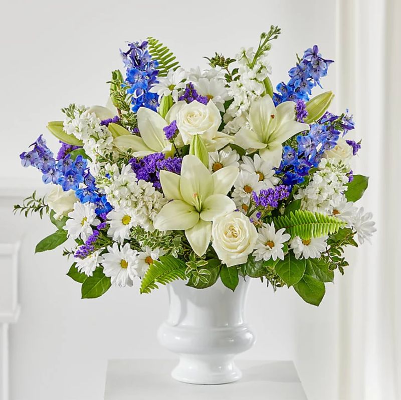 Big Blue Urn
