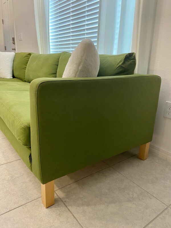 IKEA Green Sectional - Delivery Included