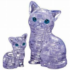 Crystal Puzzle Cat