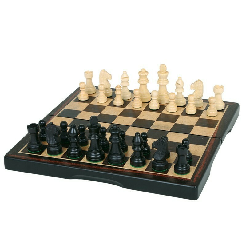 Chess Set Ebony: 15&quot;