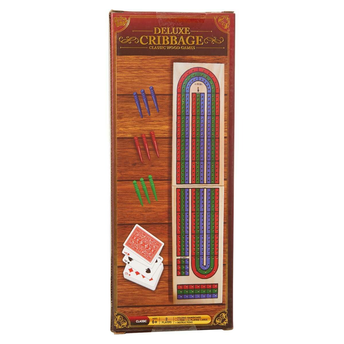 Anker Deluxe Wooden Cribbage Set