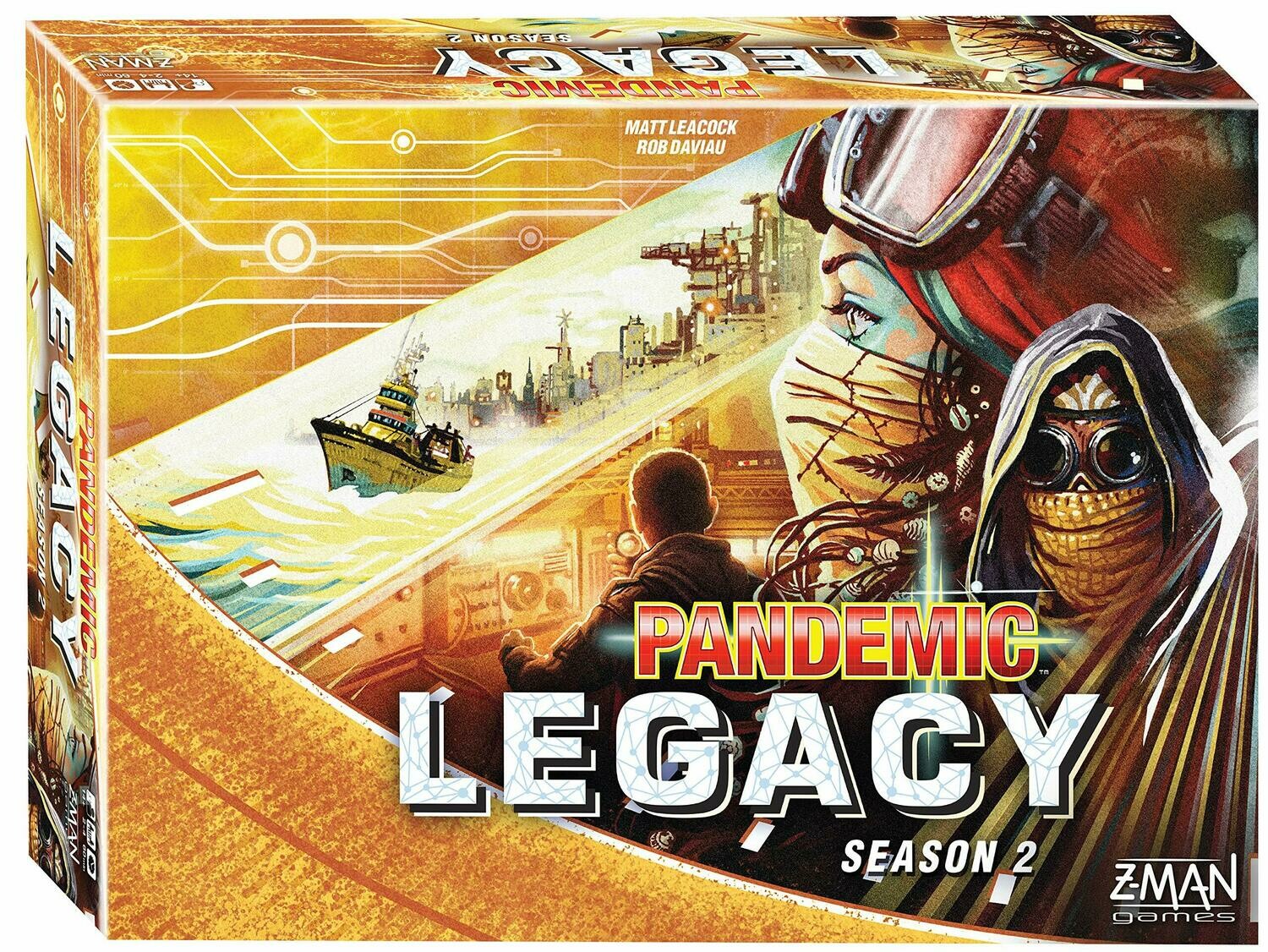 Pandemic: Legacy Season 2-Yellow Pandemic: Legacy Season 2-Yellow