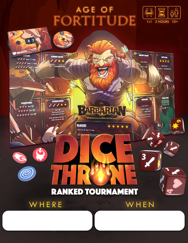 Dice Throne Tournament Pass - May 10th
