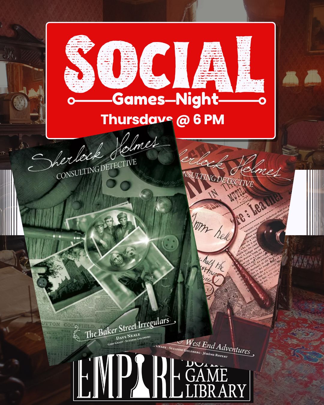 Social Games - Sherlock Holmes Consulting Detective July 9 Social Games - Sherlock Holmes Consulting Detective July 9