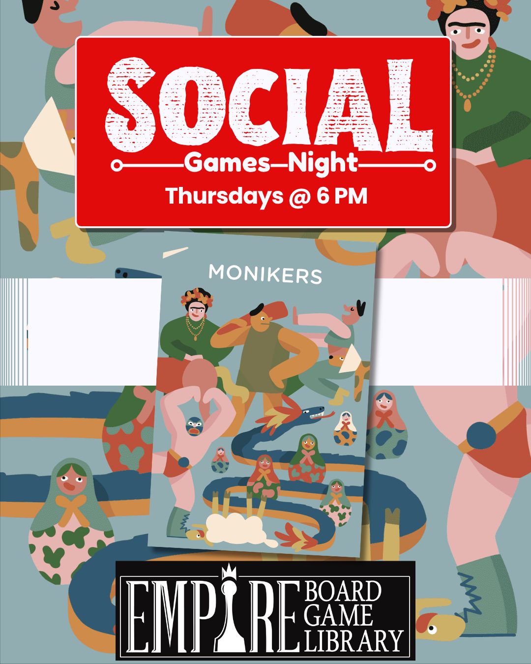 Social Games - Monikers Round Robin August 27