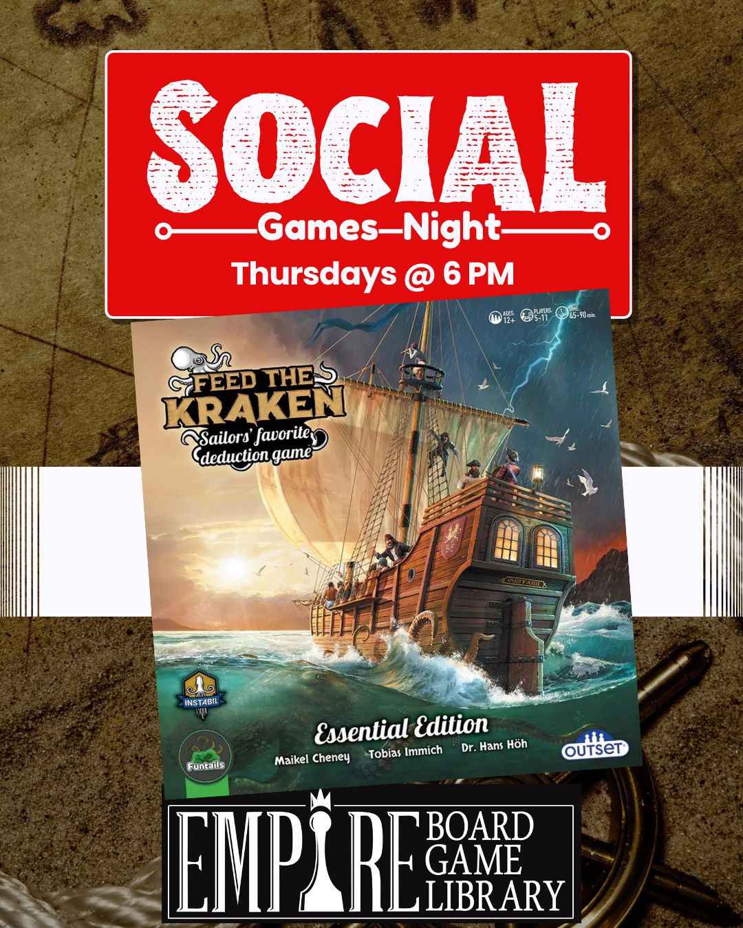 Social Games - Feed the Kraken Nov 5