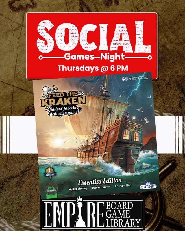 Social Games - Feed the Kraken Nov 5