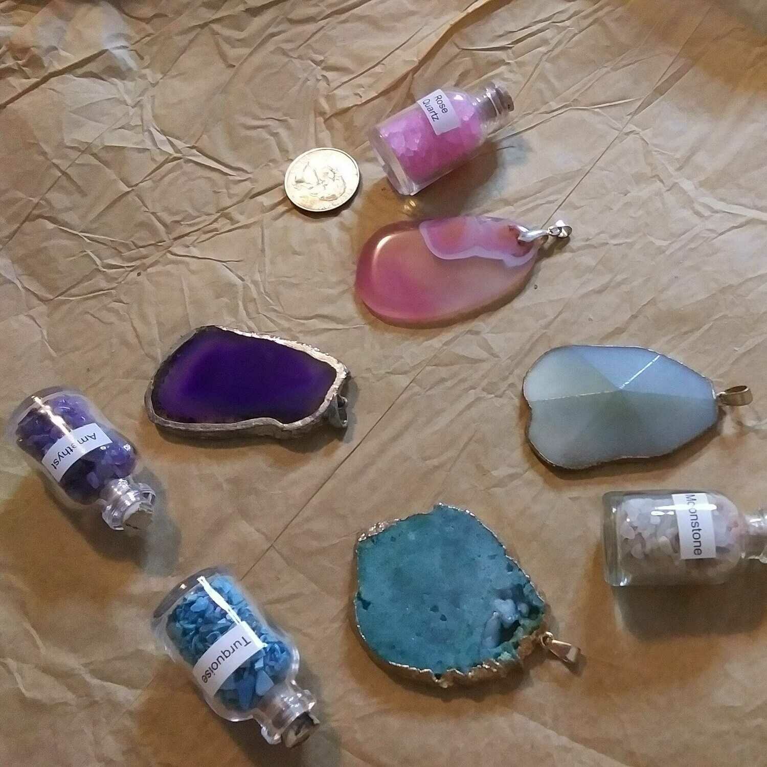Agate Pendants