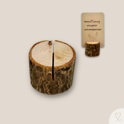 Holz Kartenhalter