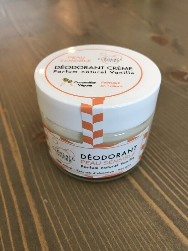 Déodorant peau sensible vanille