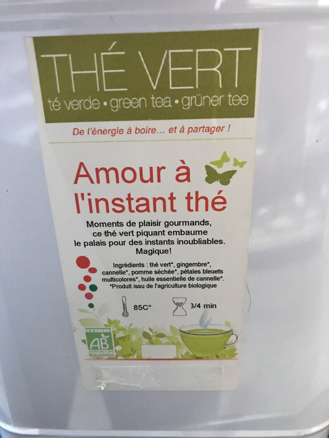 The vert amour a l'instant the