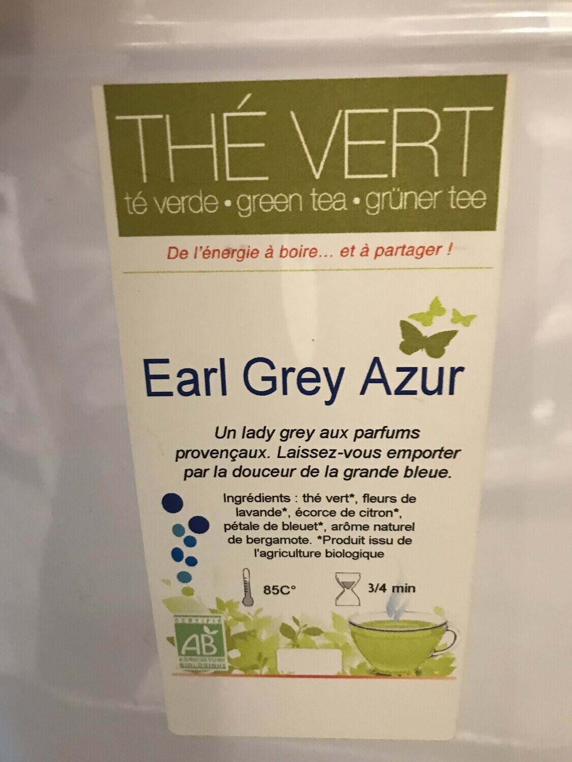 The vert earl grey azur