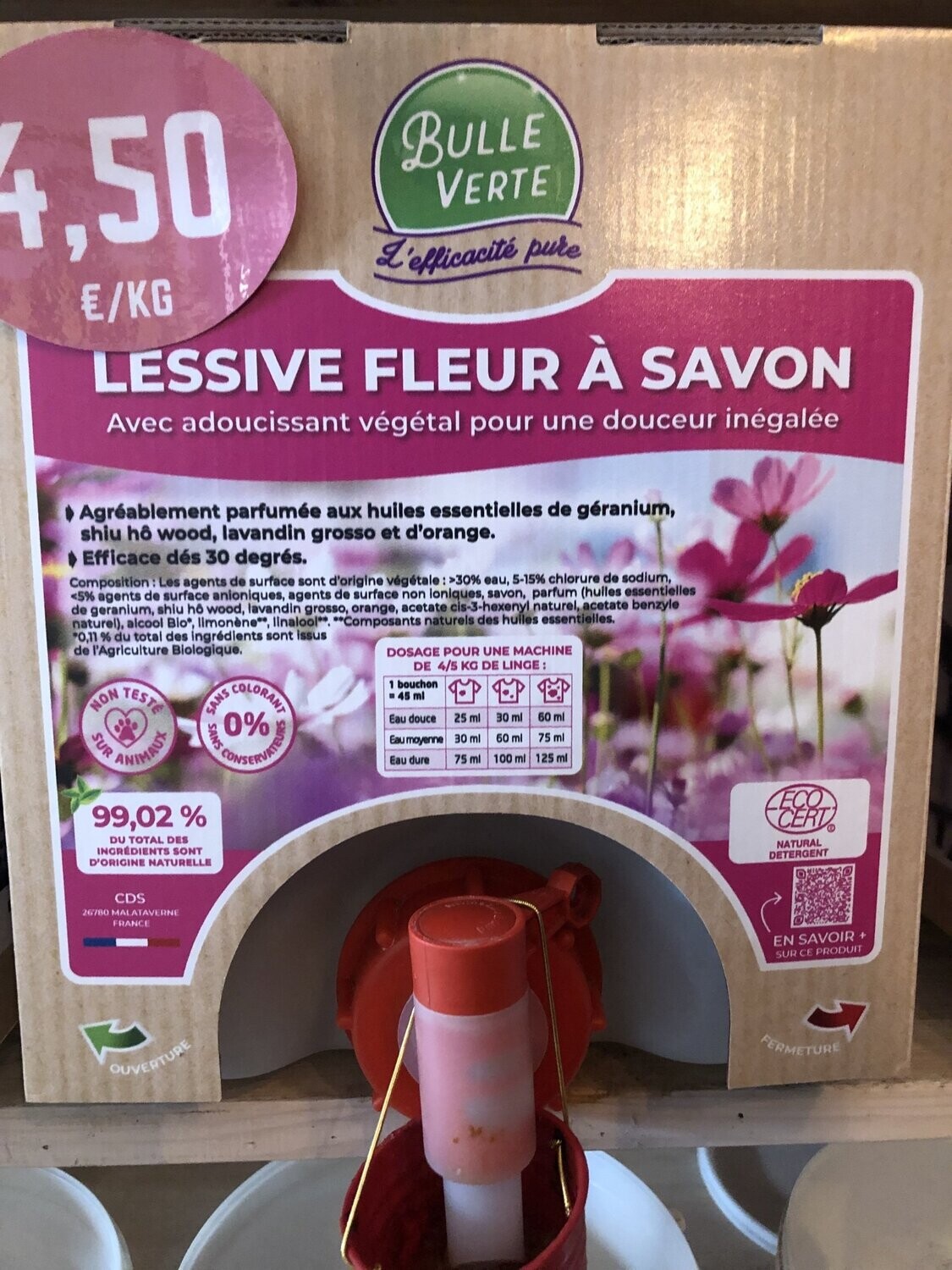 Lessive fleur de savon Lessive fleur de savon