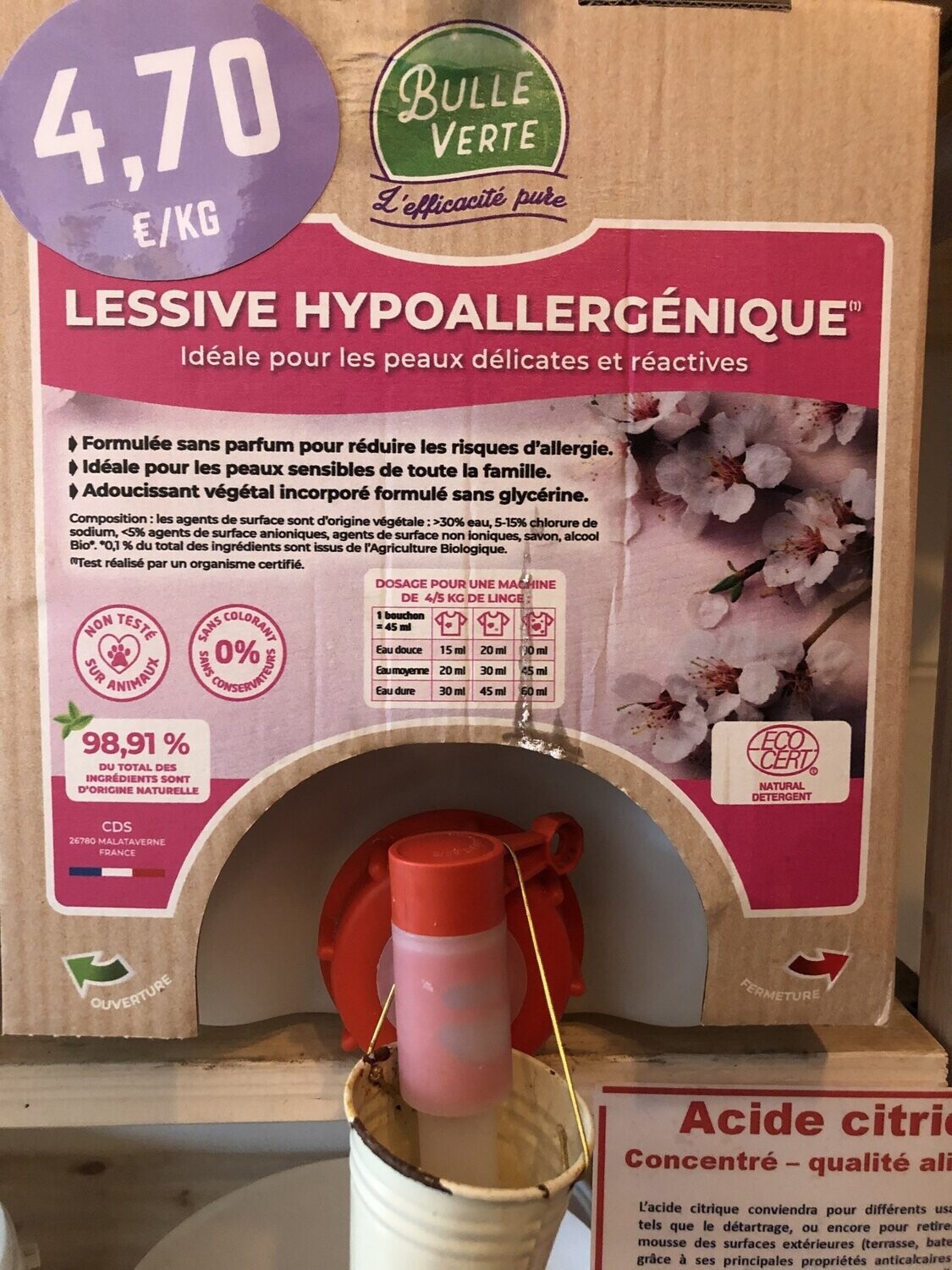 Lessive hypoallergénique Lessive hypoallergénique